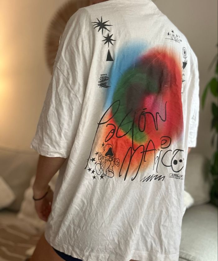 T-shirt asos design magnifique motif coloré au dos - photo numéro 4