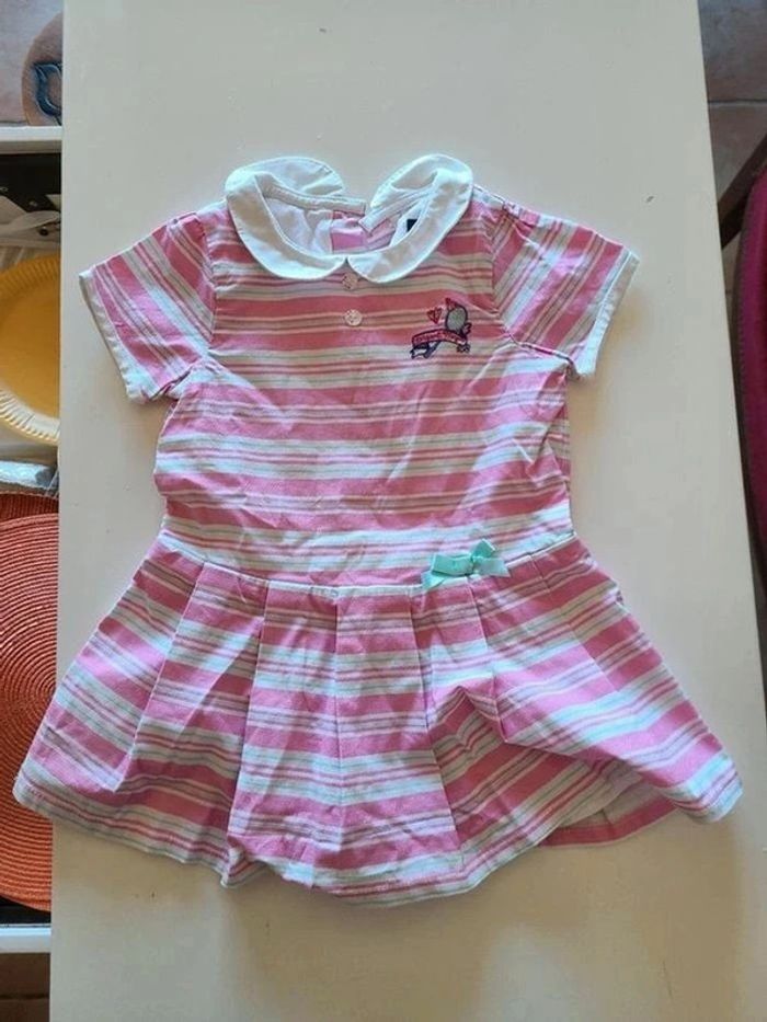 Robe Sergent Major 12 mois manche courtes