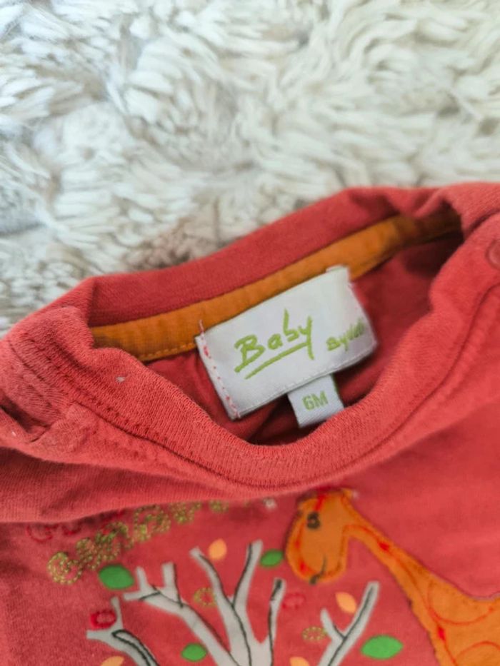 Tee shirt rouge bébé - photo numéro 3