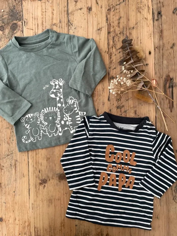 T-shirt manches longues 6 mois