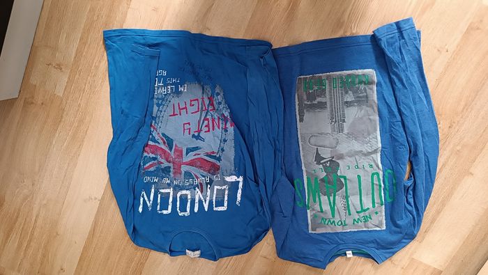 Lot de 2 tee shirt manches longues taille 164cm