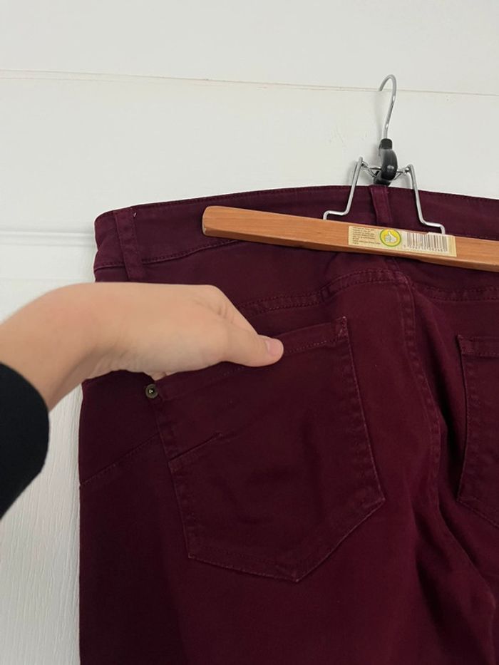 Ensemble (blouse Cache Cache + pantalon taille basse Ikks) taille M très bon état - photo numéro 16