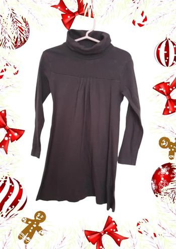 Robe marron col roulé les 3 suisses collection taille 4 ans