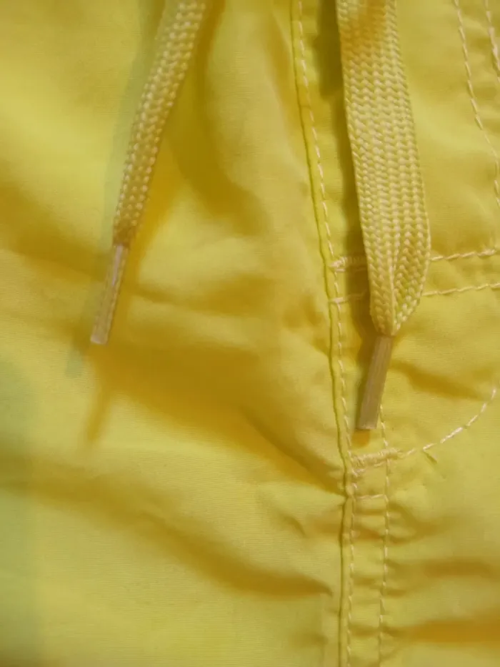Short de bain jaune fluo Ccnt Taille M avec cordon - photo numéro 4