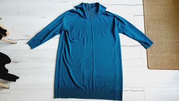 Vêtement femme pull long vert C&A taille L