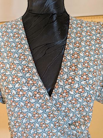 Robe chic été décolleté tendance M 38 fashion très bon état