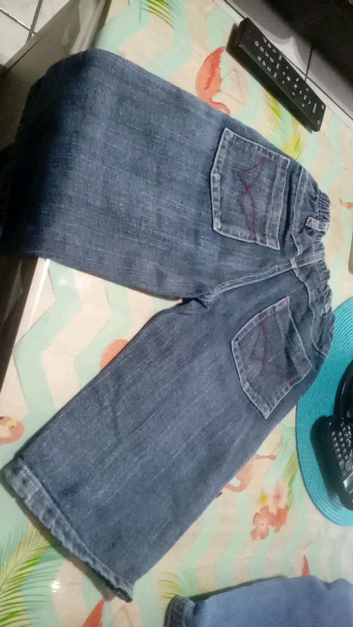 Bermuda jeans garçon neuf - photo numéro 2