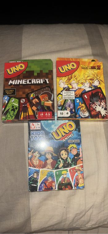 Uno minecraft neuf jamais ouvert jeu de carte