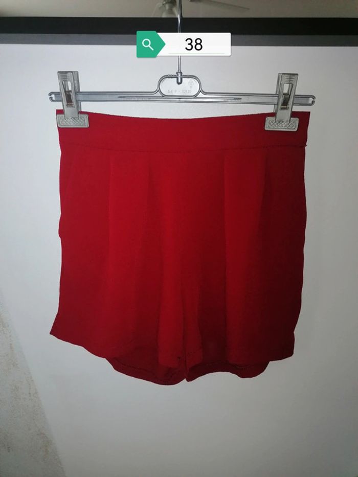 Short fluide bordeaux Zuiki 38 - photo numéro 2