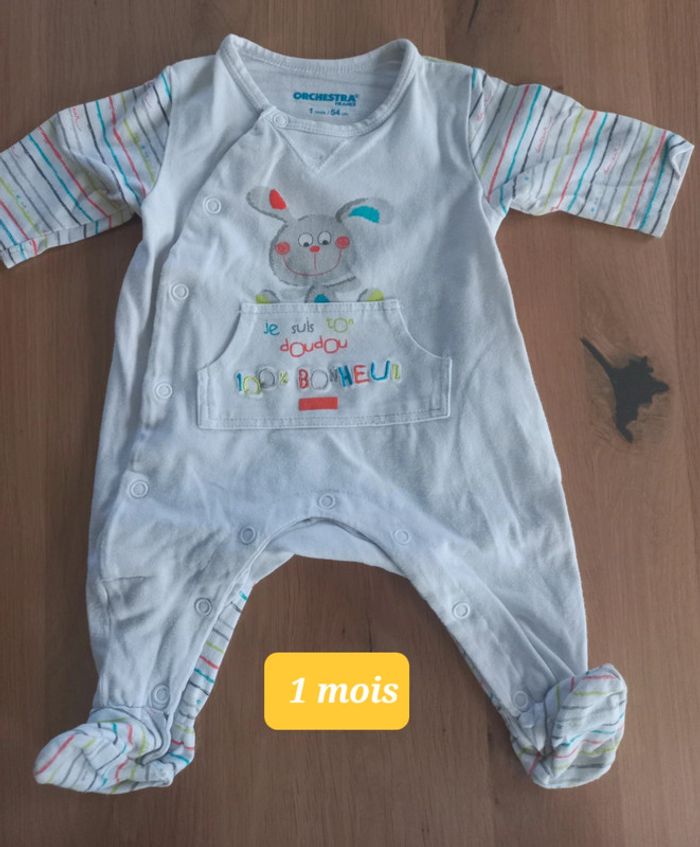 Pyjama coton 1 mois