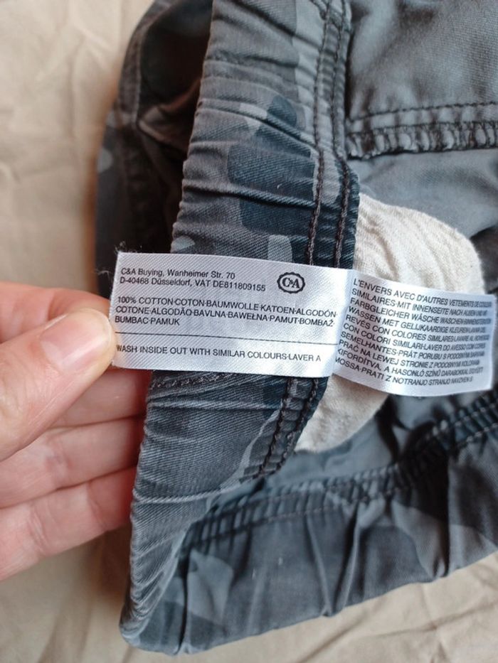 Bermuda militaire C&A 12 ans - photo numéro 4