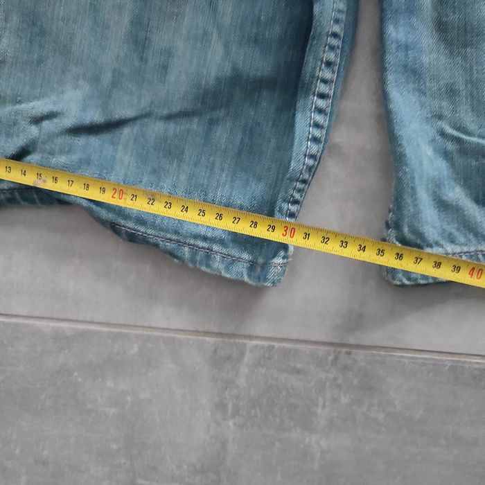 Bermuda large baggy short vintage jeans denim hip hop streetwear Ecko y2k 2000 taille 32us fr42 - photo numéro 17