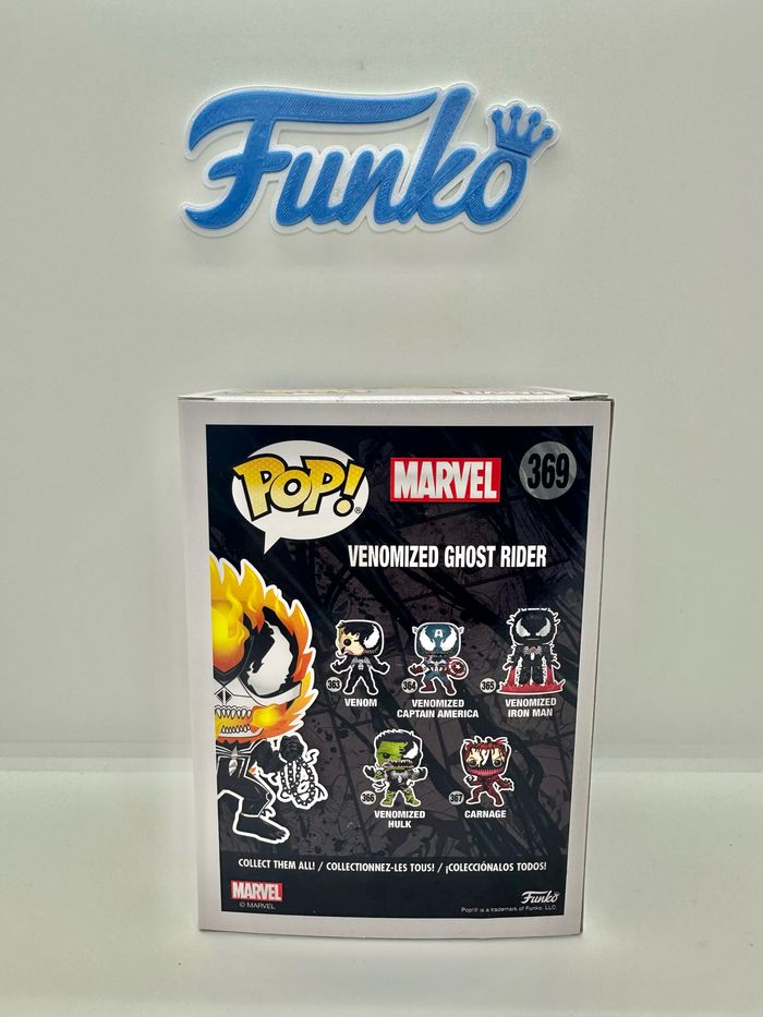 Funko Pop Marvel Venom Venomized Ghost Rider 369 Walmart Exclusive 🇺🇸 - photo numéro 4