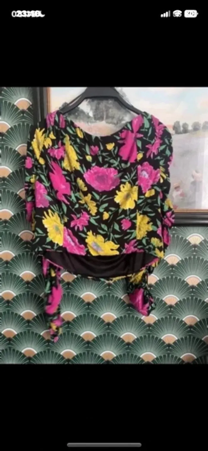 Blouse, style corset Zara Multi couleur - photo numéro 2