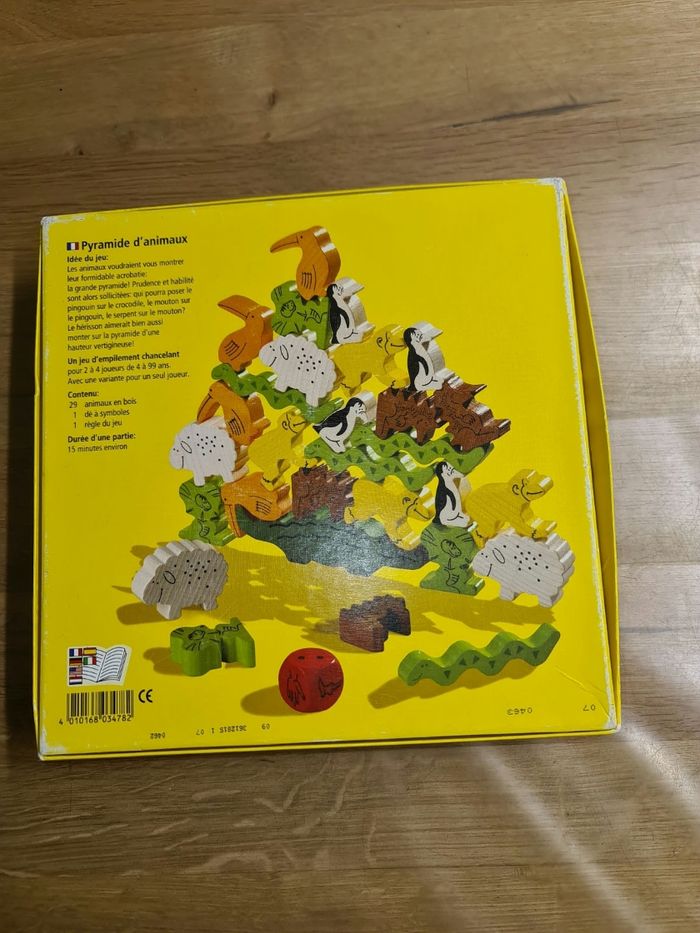 Jeu de société Pyramide D'animaux des éditions Haba, - photo numéro 3