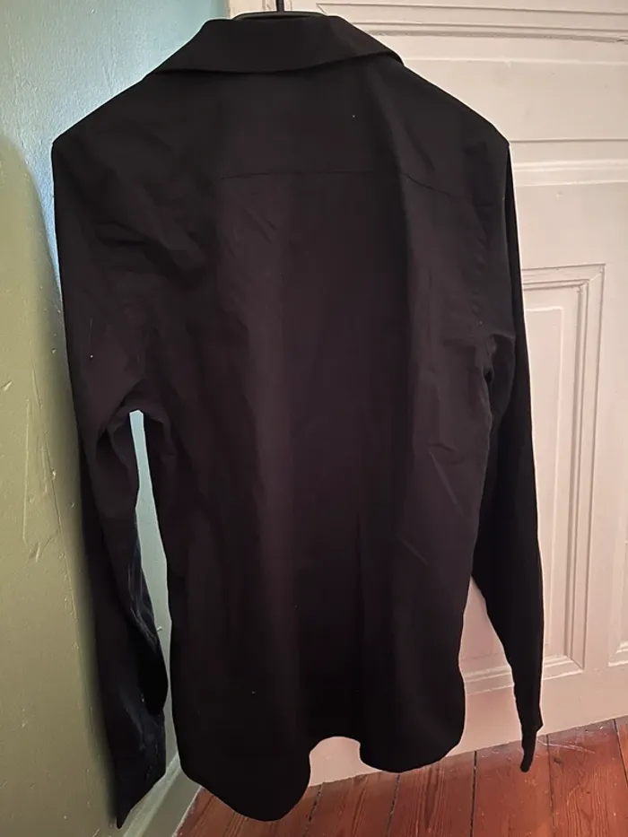 Chemise noire LaHalle taille 39/40 (M) - photo numéro 2