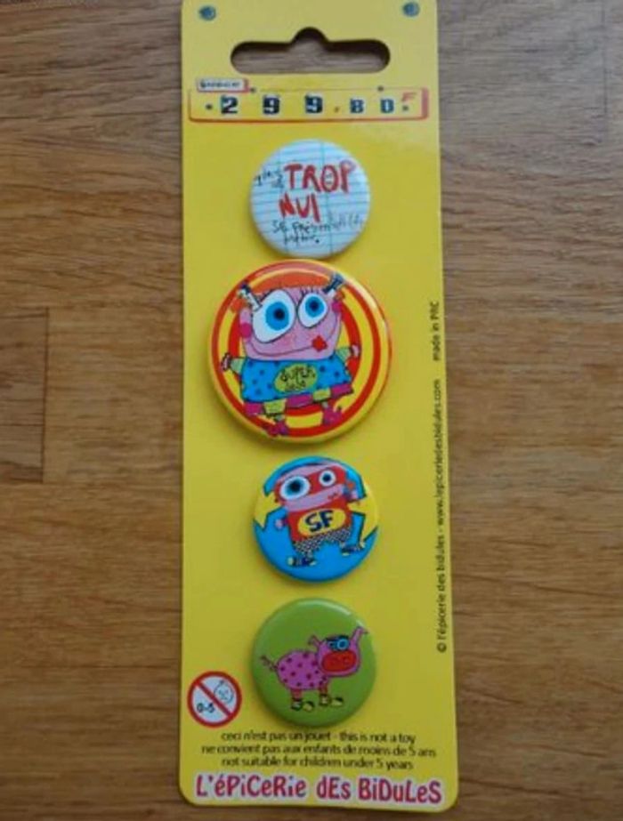 L''épicerie des bidules - 4 badges