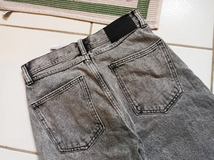 Jeans femme gris Baggy FSBN - photo numéro 14