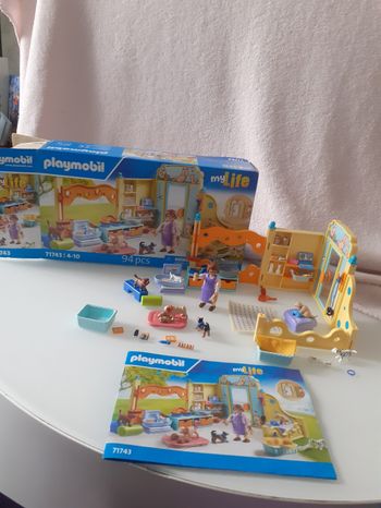 Centre de soin canin playmobil 71743