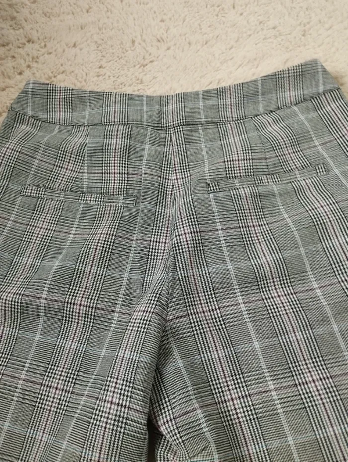 Pantalon droit à carreaux cache cache 36 - photo numéro 3