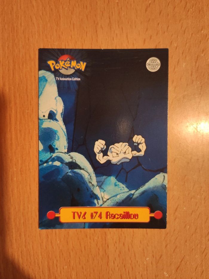 Carte Pokémon tv6 #74 Racaillou