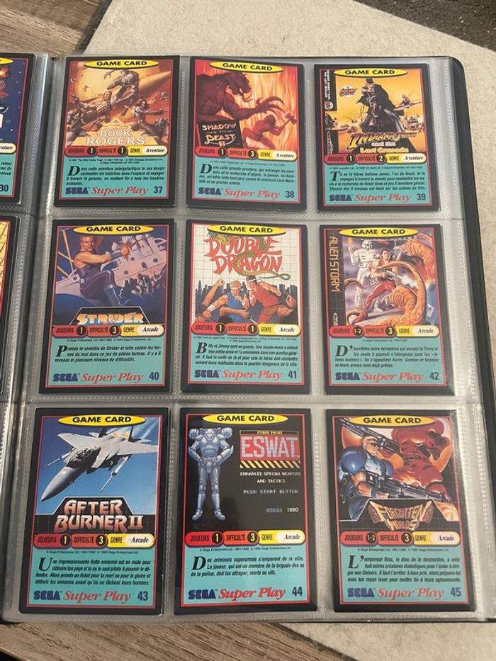 Collection Fullset Panini Sega Super Play Version Française TBE (120/120) Rare - photo numéro 13
