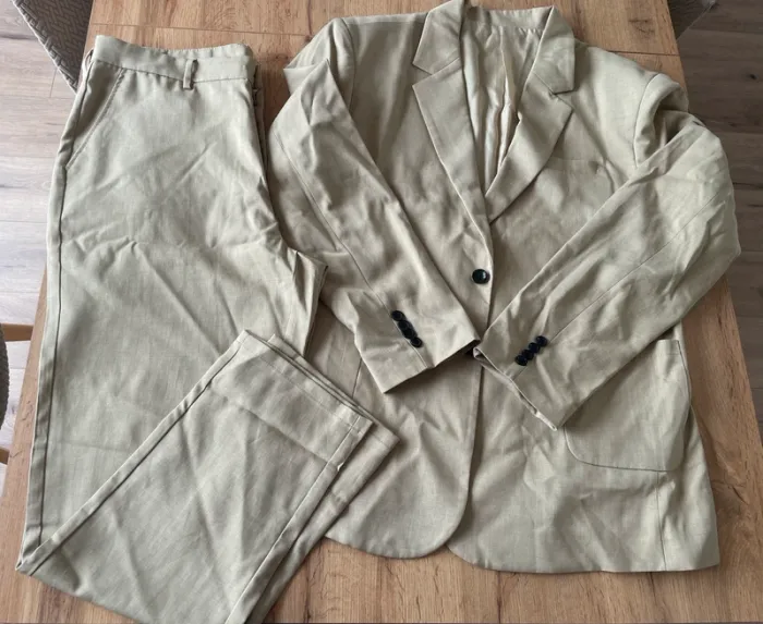 Ensemble costume beige XL