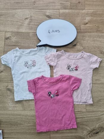 Lot maillot de corps 👧🏻 4ans