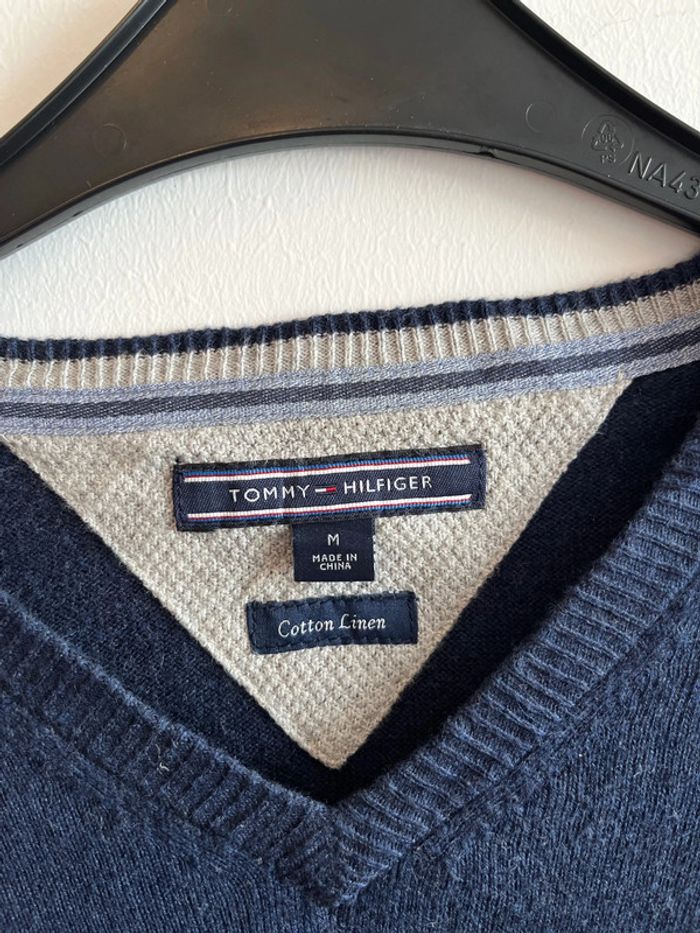 Pull Tommy Hilfiger classique taille M homme - photo numéro 3