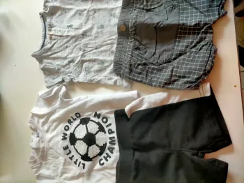 2 ensembles garçon 6 mois
