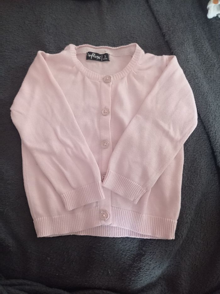 Gilet rose 3 mois