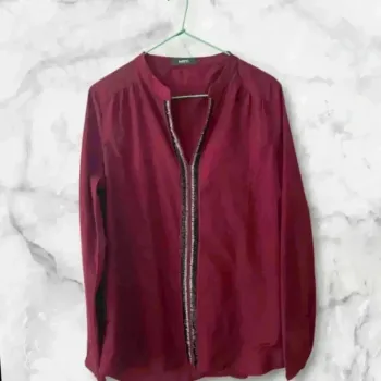 Haut femme L (40) couleur mûre - Mim
