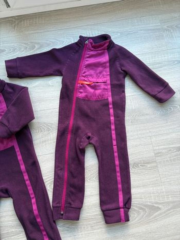 Combinaison polaire prune fille 2/3 ans Wed’ze - photo numéro 5