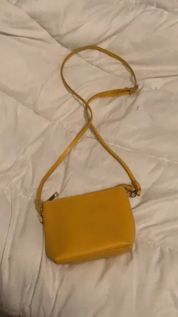 Sac bandoulière moutarde