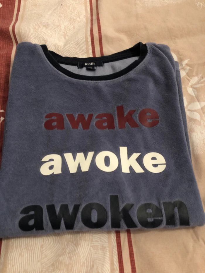 Pyjama hiver bleu marine - photo numéro 2