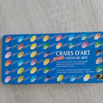 Boite craies d'art