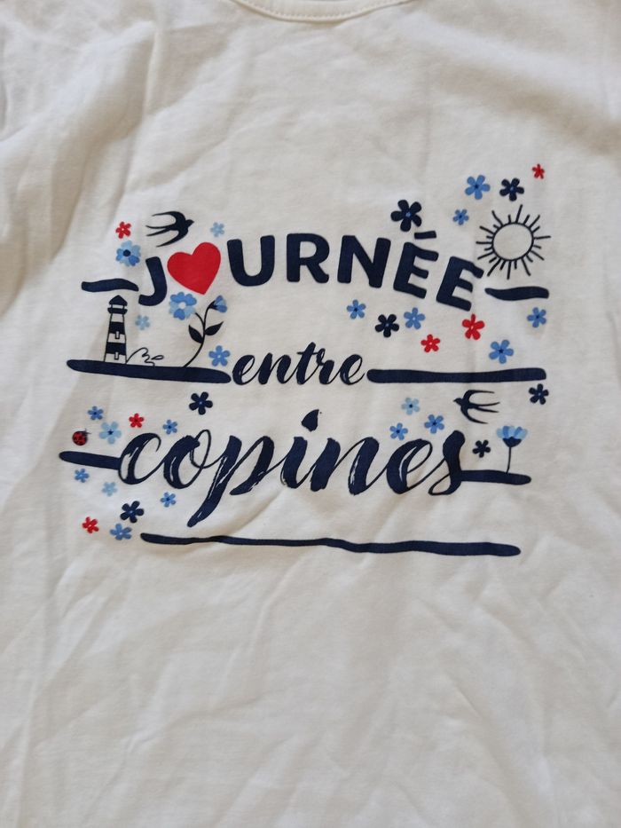 Tee-shirt manches longues marque tissaia taille 12 ans - photo numéro 2