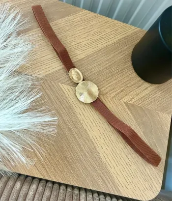 Très belle ceinture fine élastique chic et élégante Ajustable Neuf sans étiquette