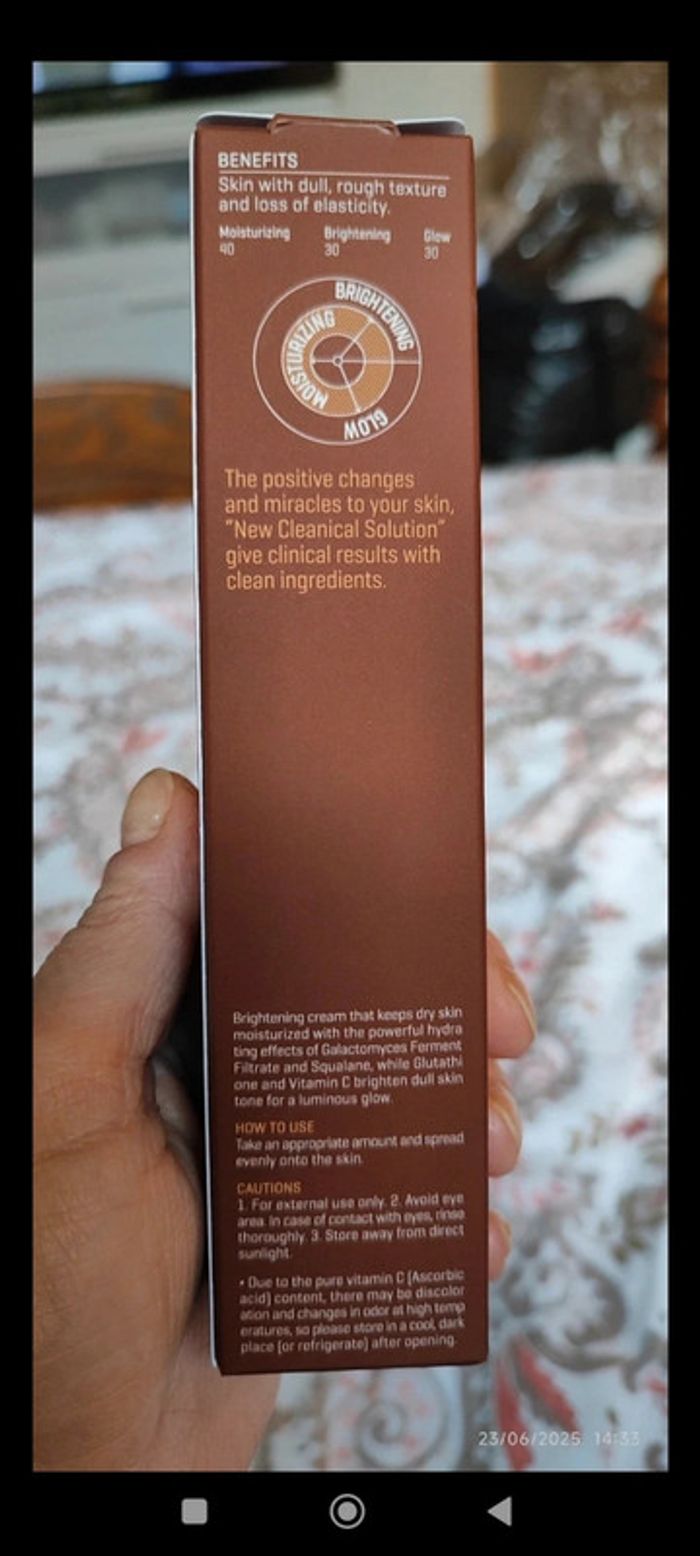 Kbeauty Some By Mi Crème Éclaircissante
Galactomyces Glutathione Brightening Cream 40 ml - photo numéro 6