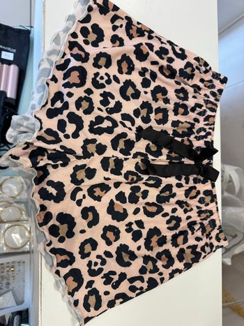 Short de pyjama léopard