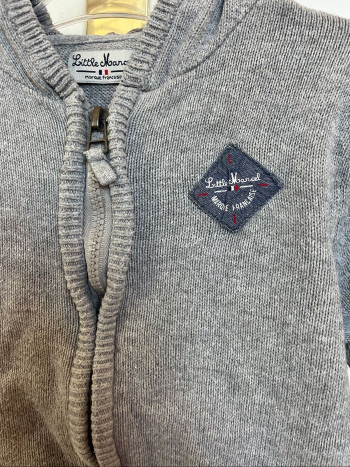 Gilet Little Marcel gris - photo numéro 2