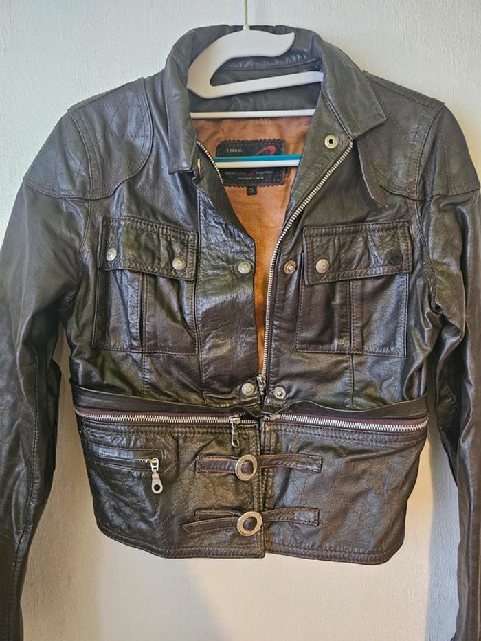 Veste en cuire Cueros Koux - photo numéro 4