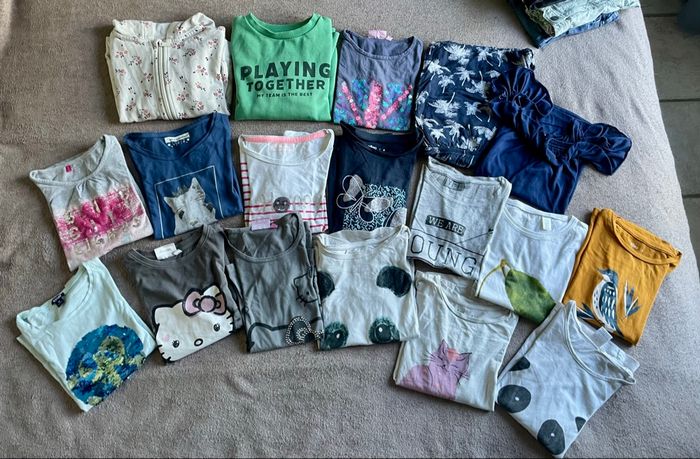 Lot hauts pour fille 8 ans