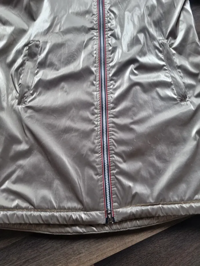 Manteau / Parka longue imperméable fourrée dorée. Taille M. Laura Jo. BE - photo numéro 8