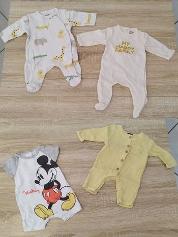 Lot vêtements 1 mois