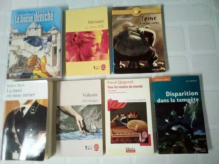 Lot de 7 livres de poche
