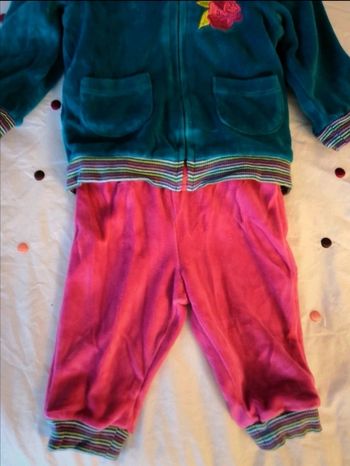 Jogging sweat à capuche velours orchestra