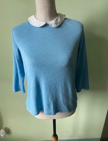 Pull manches 3/4 col Claudine