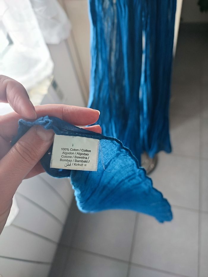 Écharpe bleu - photo numéro 2