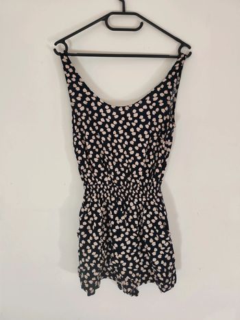 Combishort été bleue tâches blanches